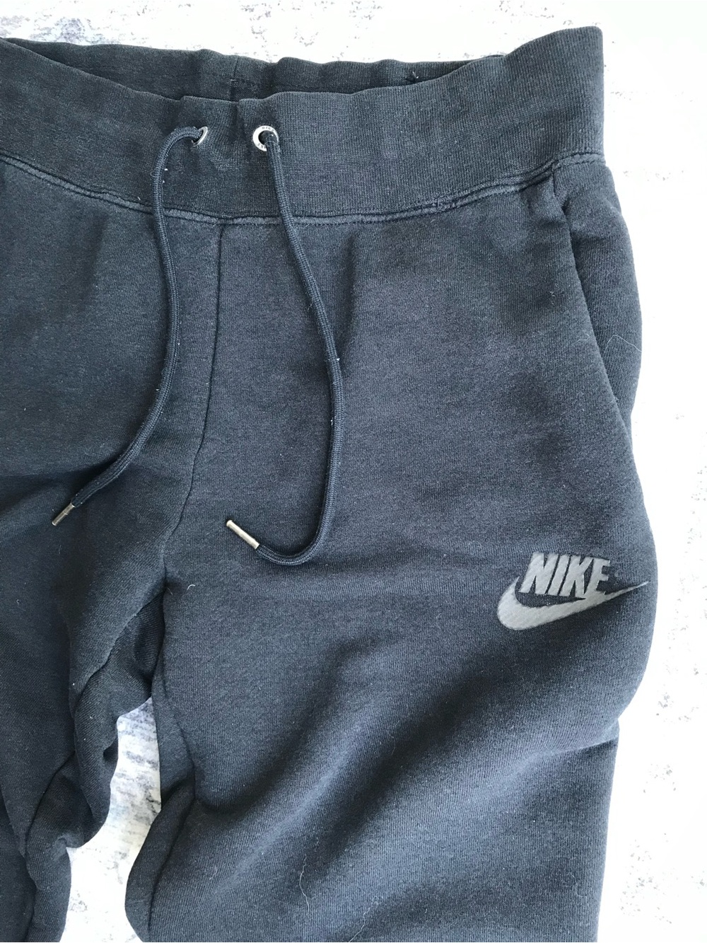 Nike Black Jogger Sweatpants with Logo